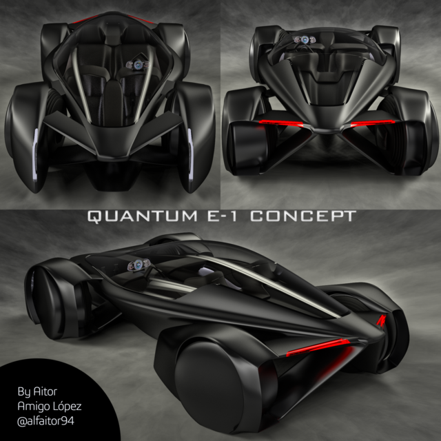 Quantom E-1 Electric Hypercar Concept