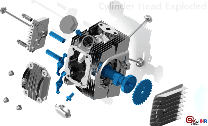 Hero Honda Cylinder Head