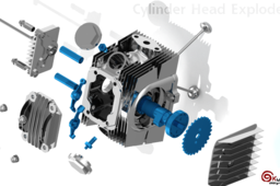 Hero Honda Cylinder Head