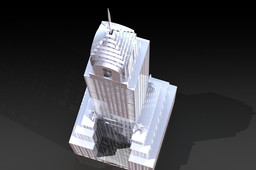 The Chrysler Building, Sheetmetal puzzle, 3d puzzle, 3d model
