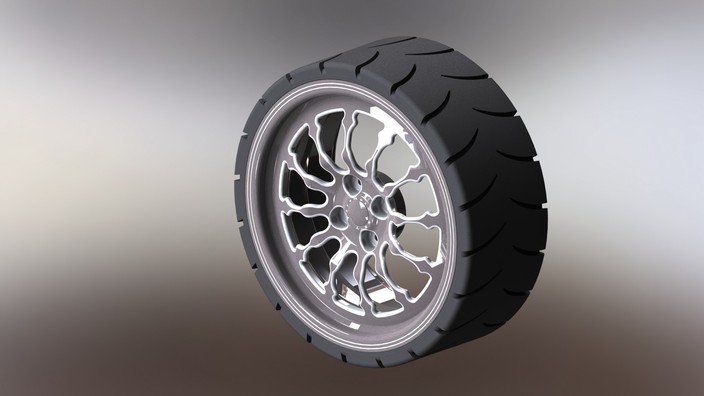raramoto ss-7 19in wheel assembly