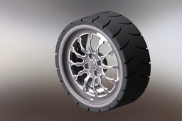 raramoto ss-7 19in wheel assembly