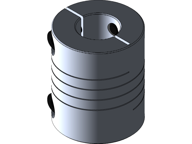 5mm To 8mm Flexible Shaft Coupler 3D CAD Model Library, 58% OFF