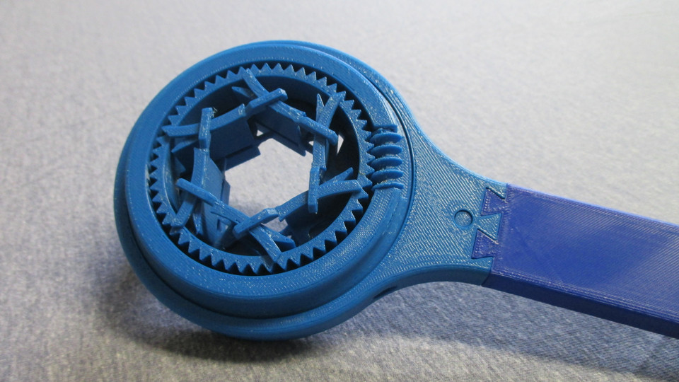 Adjustable Ratchet Wrench 3D CAD Model Library GrabCAD