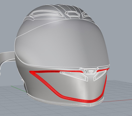 Helmet AGV pista | 3D CAD Model Library 