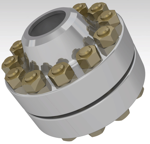 High pressure ( 200 Bar ) butt-weld flange