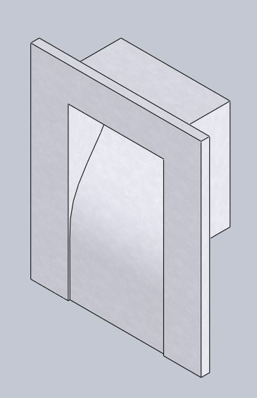 MN800 - Puxador Pamar - PUNTO - 60X54.