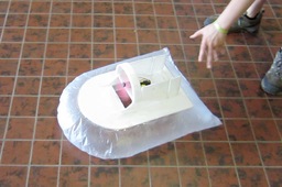 Lasercut Cardboard Toy Hovercraft