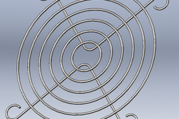 Grid for 40mm fan