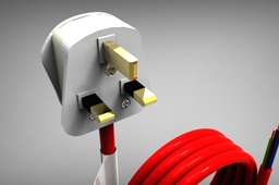 UK 3 PIN DOMESTIC MAINS POWER PLUG