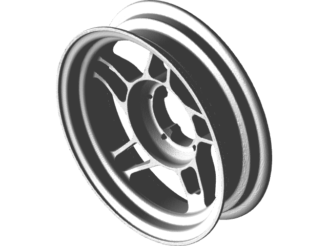 Polini cnc rear wheel Zip Sp