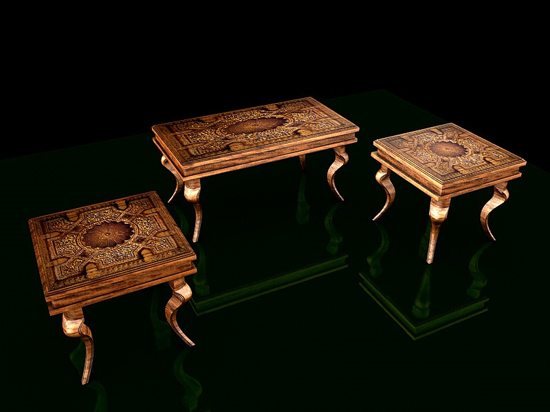 CLASSIC COFFEE TABLE SET SAYKAY