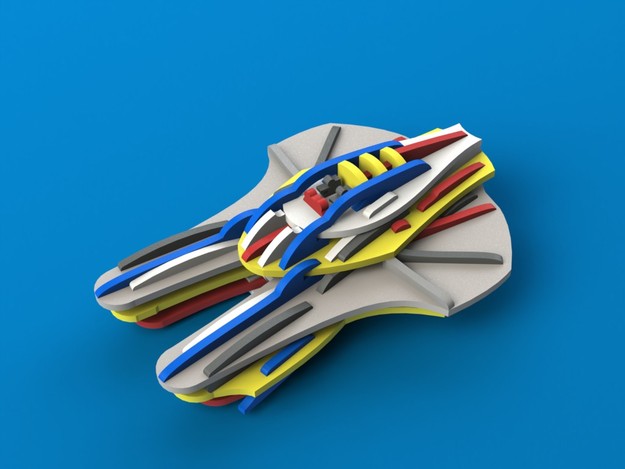 Spaceship 3D puzzle
