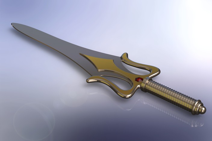 He-Man Sword - CATIA, STL, STEP / IGES, SOLIDWORKS - 3D CAD model - GrabCAD