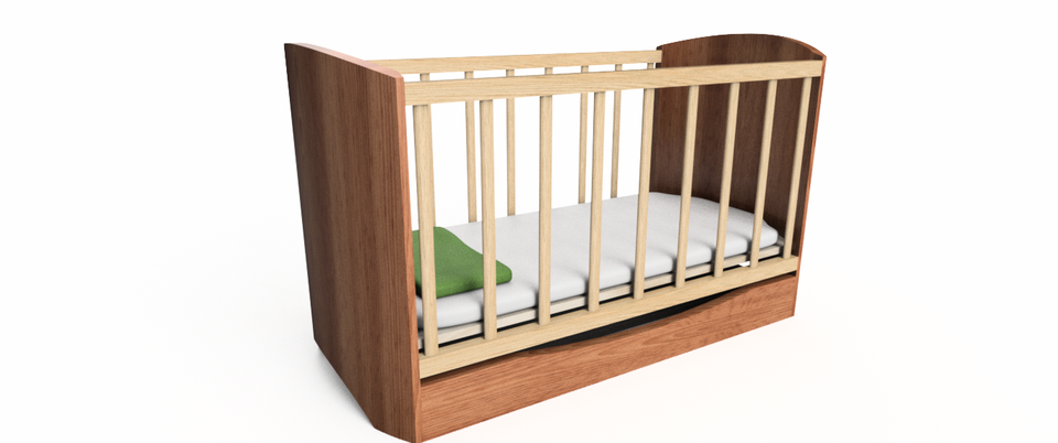 simple baby cot