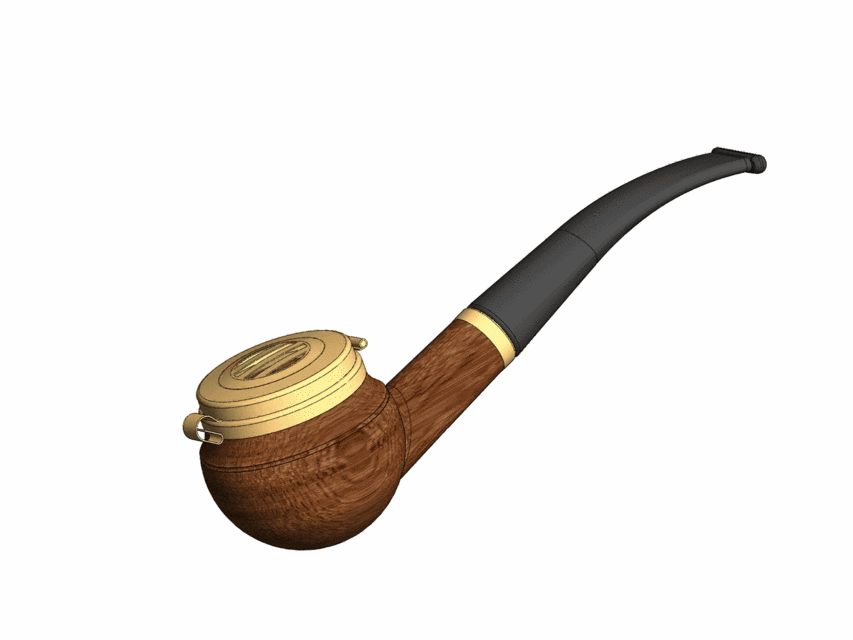 TOBACCO PIPESEAMAN 3D CAD Model Library GrabCAD
