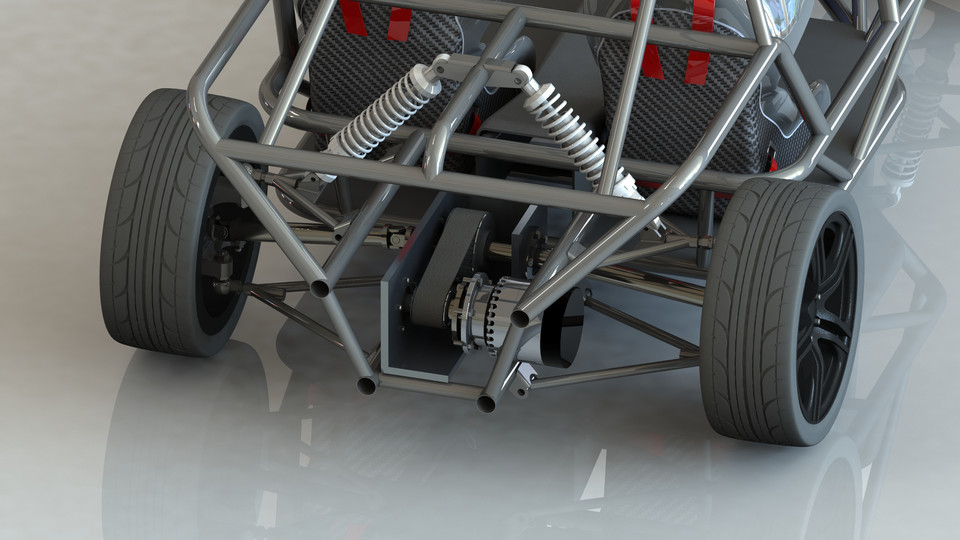 Buggy Chassis Concept 3D CAD Model Library GrabCAD
