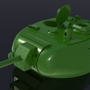 KV-8S Turret Russian flame thrower tank 