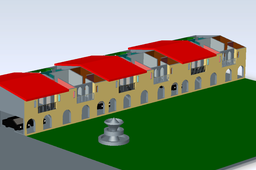 Spanish Apartment Complex 