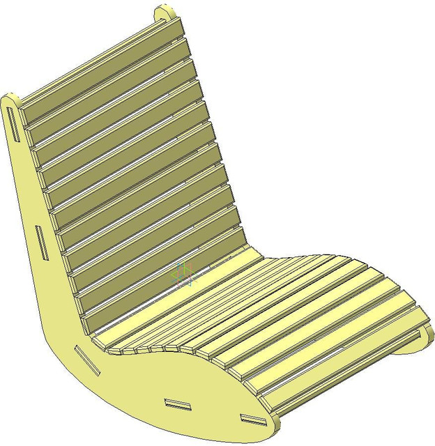 Rocking Chair Solidworks Free CAD Designs, Files & 3D Models | The GrabCAD Community Library