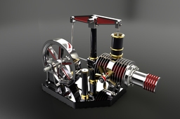 Beamer Stirling Engine