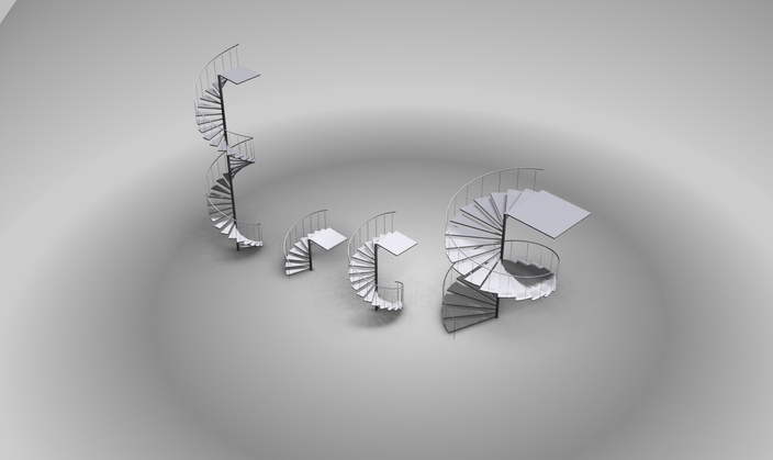 Spiral Stairs /Stairscase Inventor 