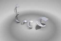 Spiral Stairs /Stairscase Inventor 