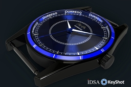 Idsa/keyshot render challenge: Watch dial and hands