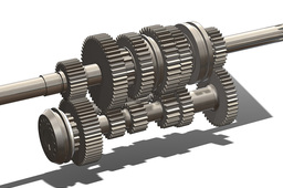 Borg-Warner T5 transmission in scale 1:3