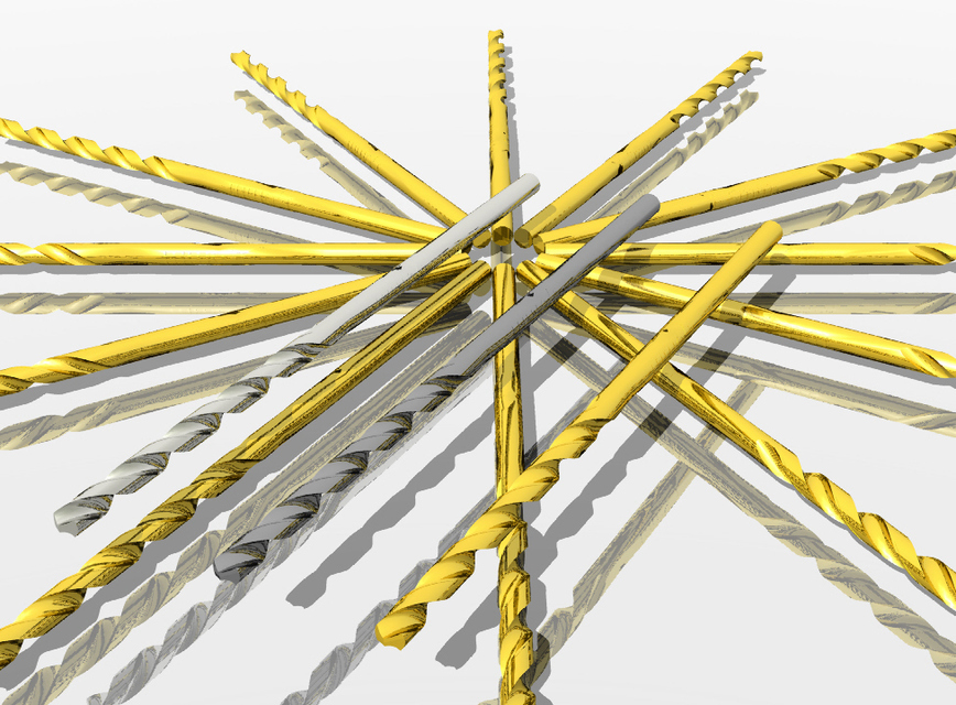 Hss Drill 1,5mm 3D CAD Model Library GrabCAD