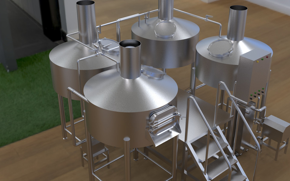 Craft Beer System made in Viet Nam 3D CAD Model Library GrabCAD