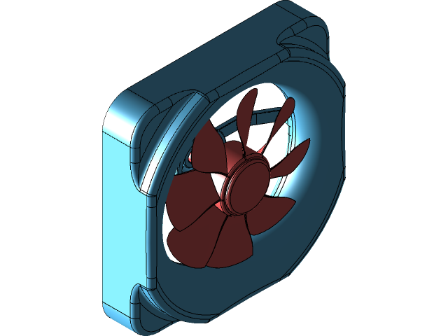 Exhaust Fan | 3D CAD Model Library | GrabCAD