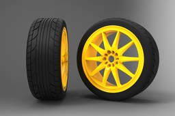 20" rim and tire