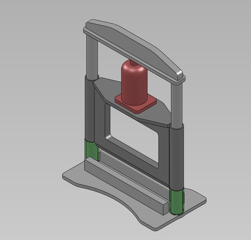 bottle cad jack model Brake STL, Bottle  Press   CAD  model Jack 3D GrabCAD   SOLIDWORKS