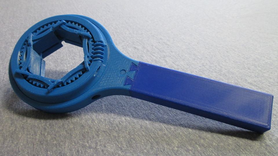 Adjustable Ratchet Wrench 3D CAD Model Library GrabCAD