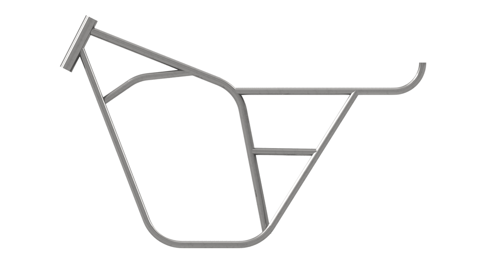 Motorcycle Frame Body 3D CAD Model Library GrabCAD