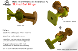 Slotted Ball Hinge