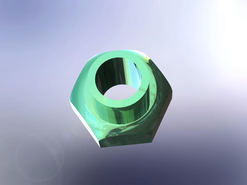 self locking nut 3D CAD Model Library GrabCAD