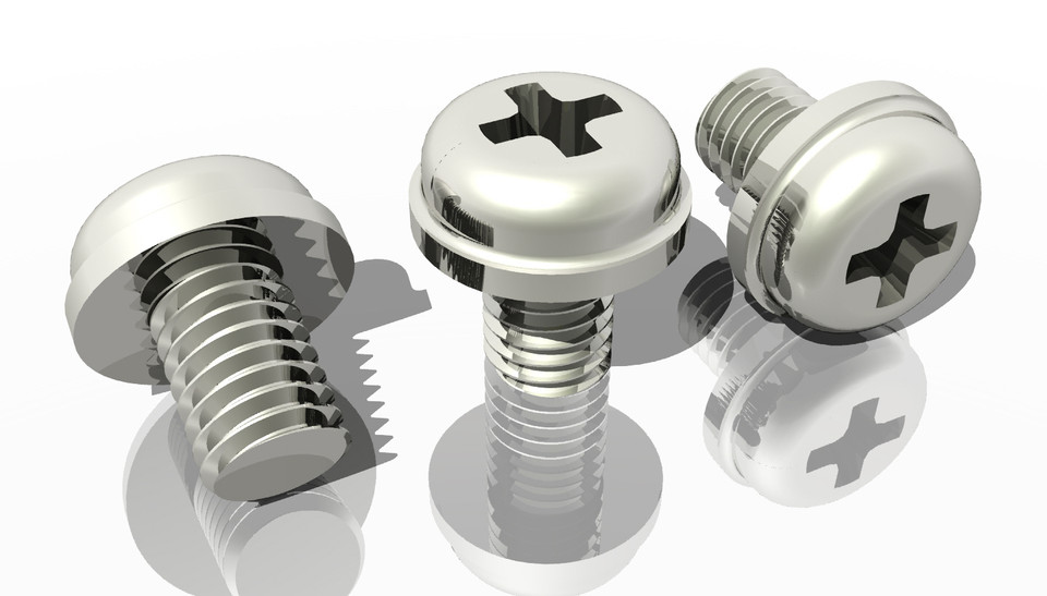 screw M3 3D CAD Model Library GrabCAD