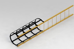 Escada marinheiro - 4000 mm / Ladder with safety - 4000 mm