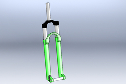 Front fork for 4x-dirt