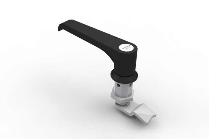 Plastic lever handle with lock