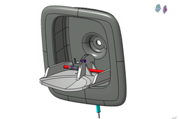 Koenigsegg Hood Handle Design