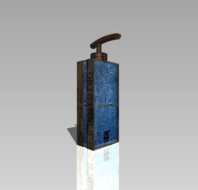Vintage soap pump 3D CAD Model Library GrabCAD