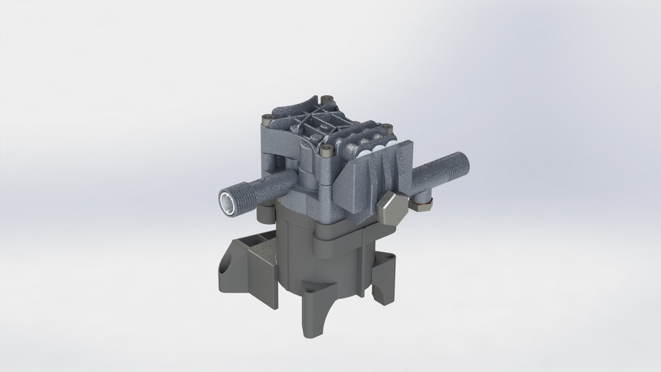 Axial Piston Pump 3D CAD Model Library GrabCAD