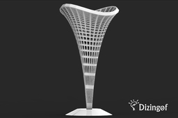 Black Hole Vase - Math Art by @Dizingof