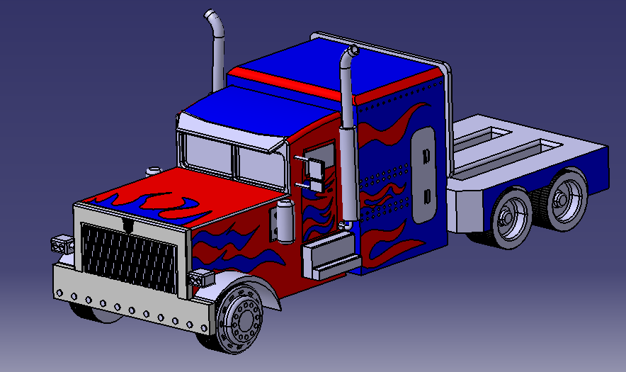 Truck (Tır,Kamyon) , Optimus Prime , Design (Tasarım)