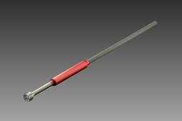 Glasspack muffler with exhaust pipe and tip