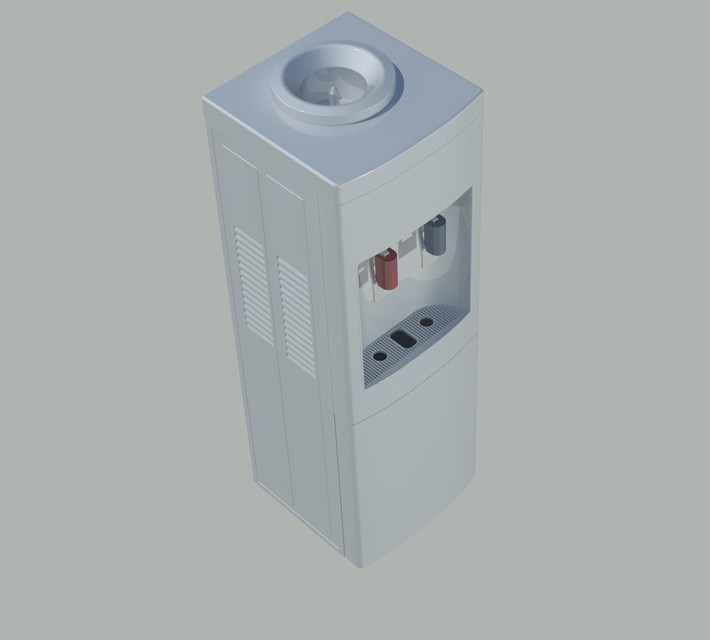 Water cooler 3D CAD Model Library GrabCAD