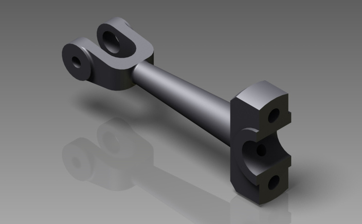 Steam engine components. Conrod